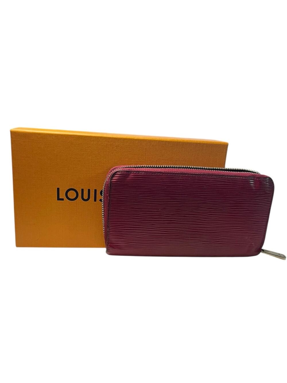 Louis Vuitton Zippy Epi Long Rose Miami Pink Wallet Rare W/box Silver Hardware